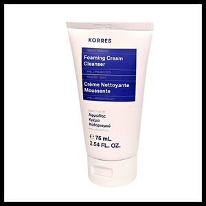 KORRES Greek Yoghurt Foaming Cream Cleanser Pre + Probiotics 2.54 FL OZ